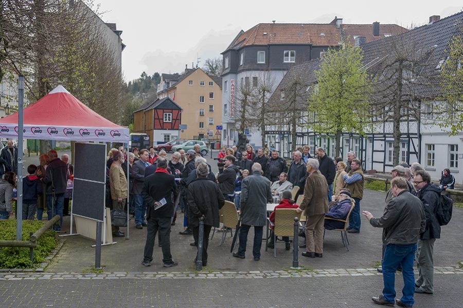 Der Blaue Tisch in Hagen-Eilpe am 20.04.2012